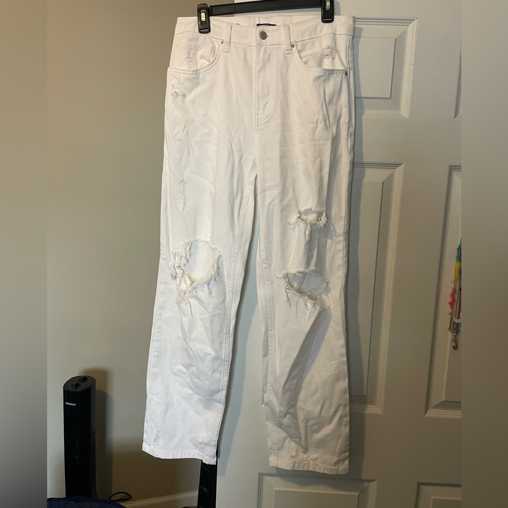 Wild fable ripped high rise dad jeans